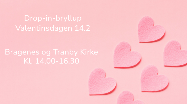 Drop-in-bryllup 14. februar 2026