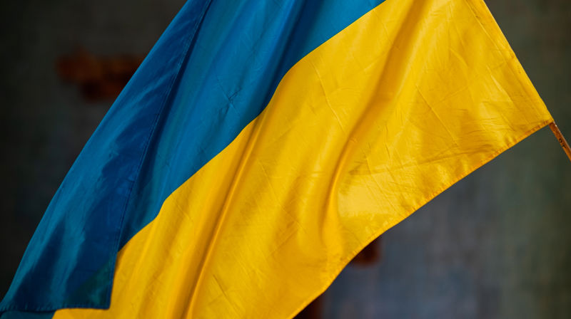 Støttemarkering for Ukraina