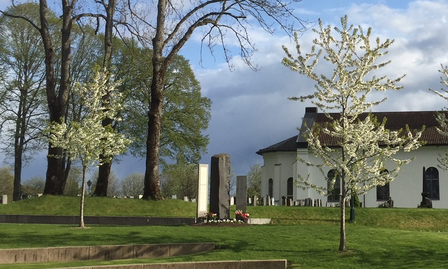 Navnet minnelund på Tranby kirkegård