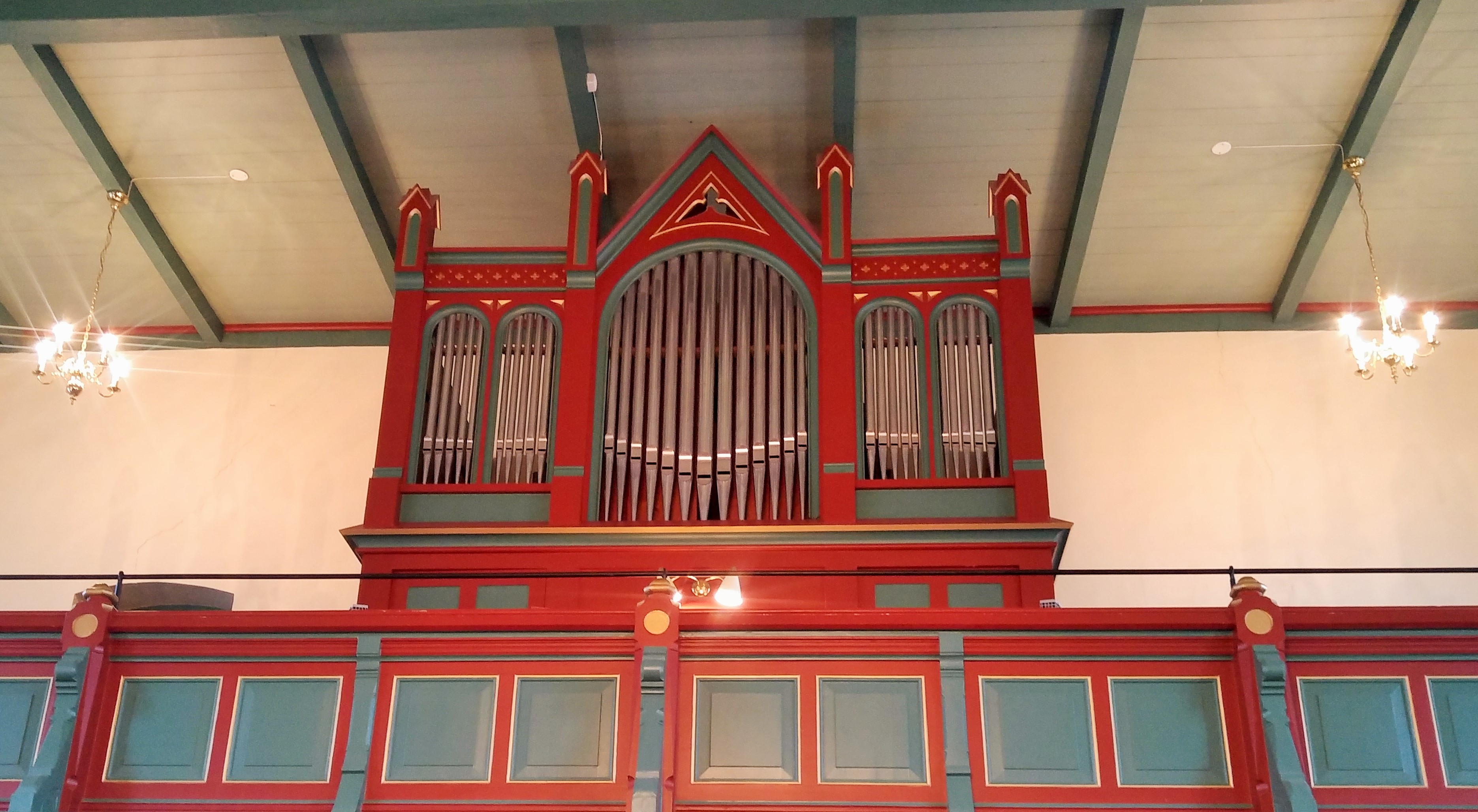 Orgelet i Sjåstad kirke