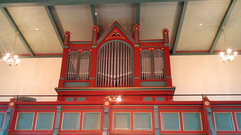 Orgelet i Sjåstad kirke