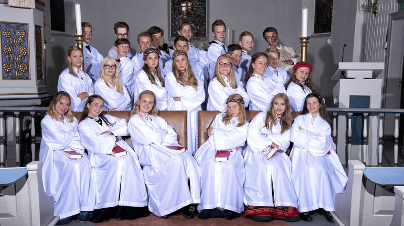 Konfirmasjon i Sylling menighet