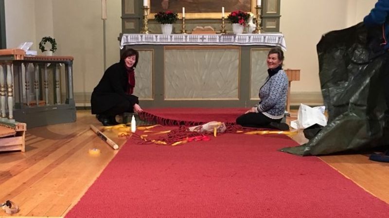 Ny Løper legges i Tranby kirke.