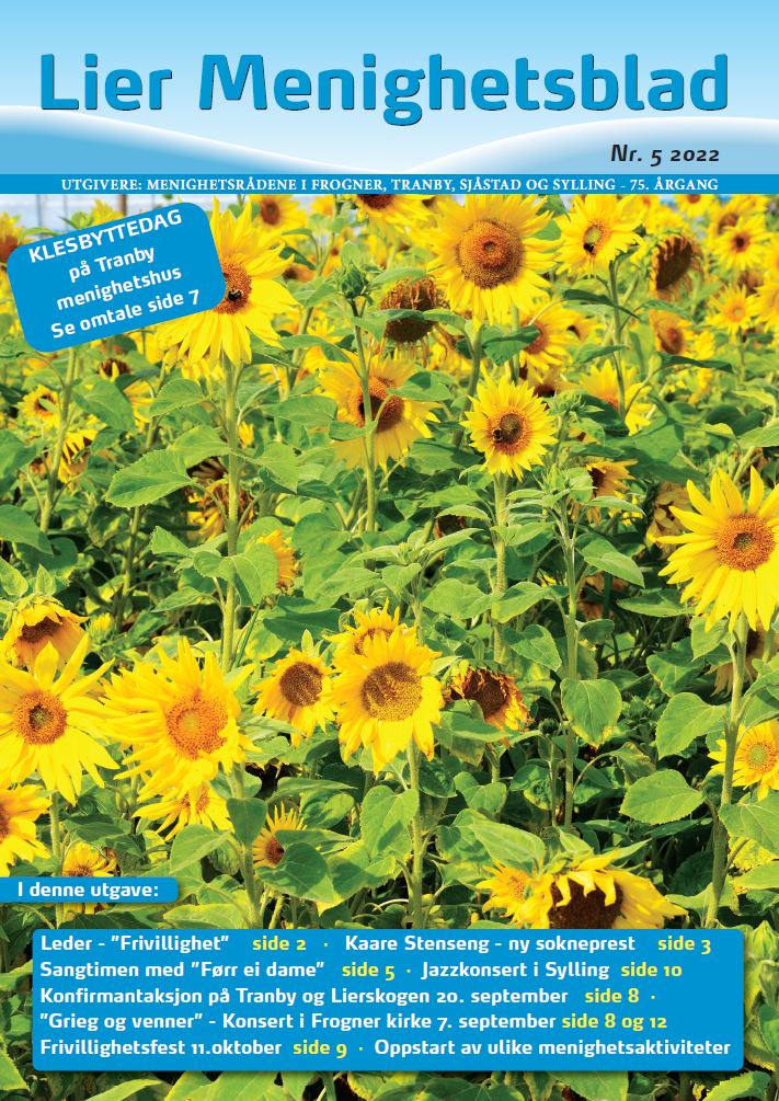 Menighetsblad nr. 5 2022 er her