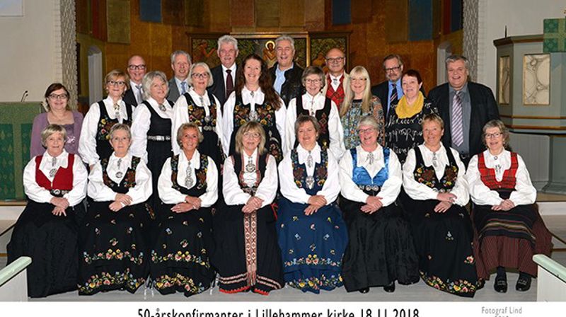 Takk til dere som kom på konfirmantjubileum 18. november i Lillehammer kirke.