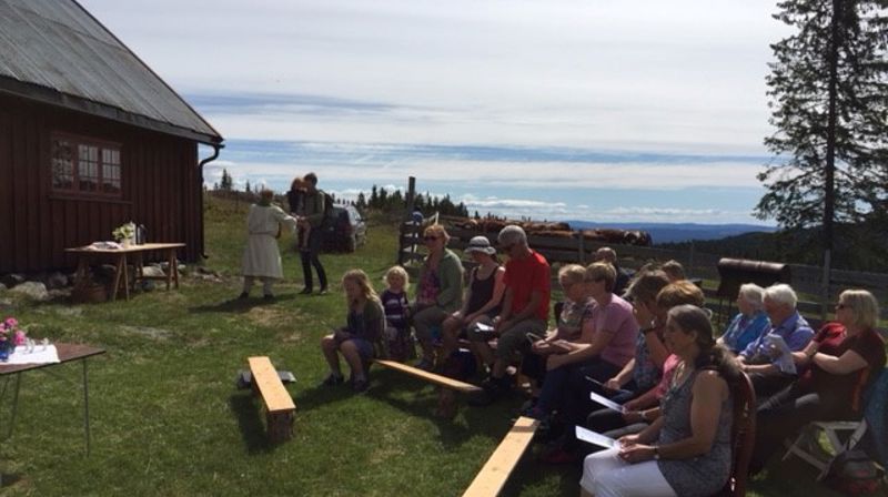 Setermesse på Ruka Sankthansdagen.