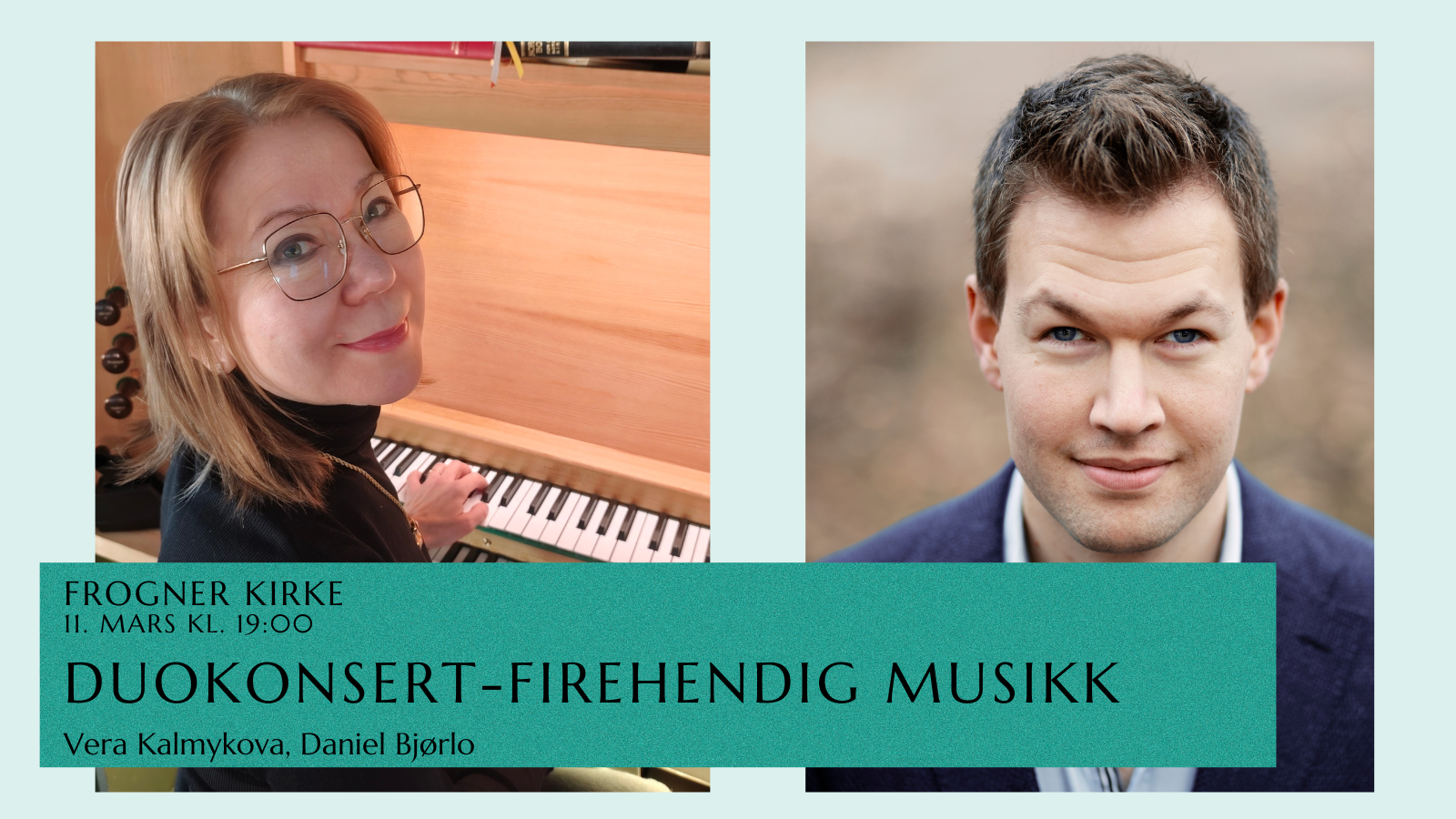 Duokonsert - firehendig musikk