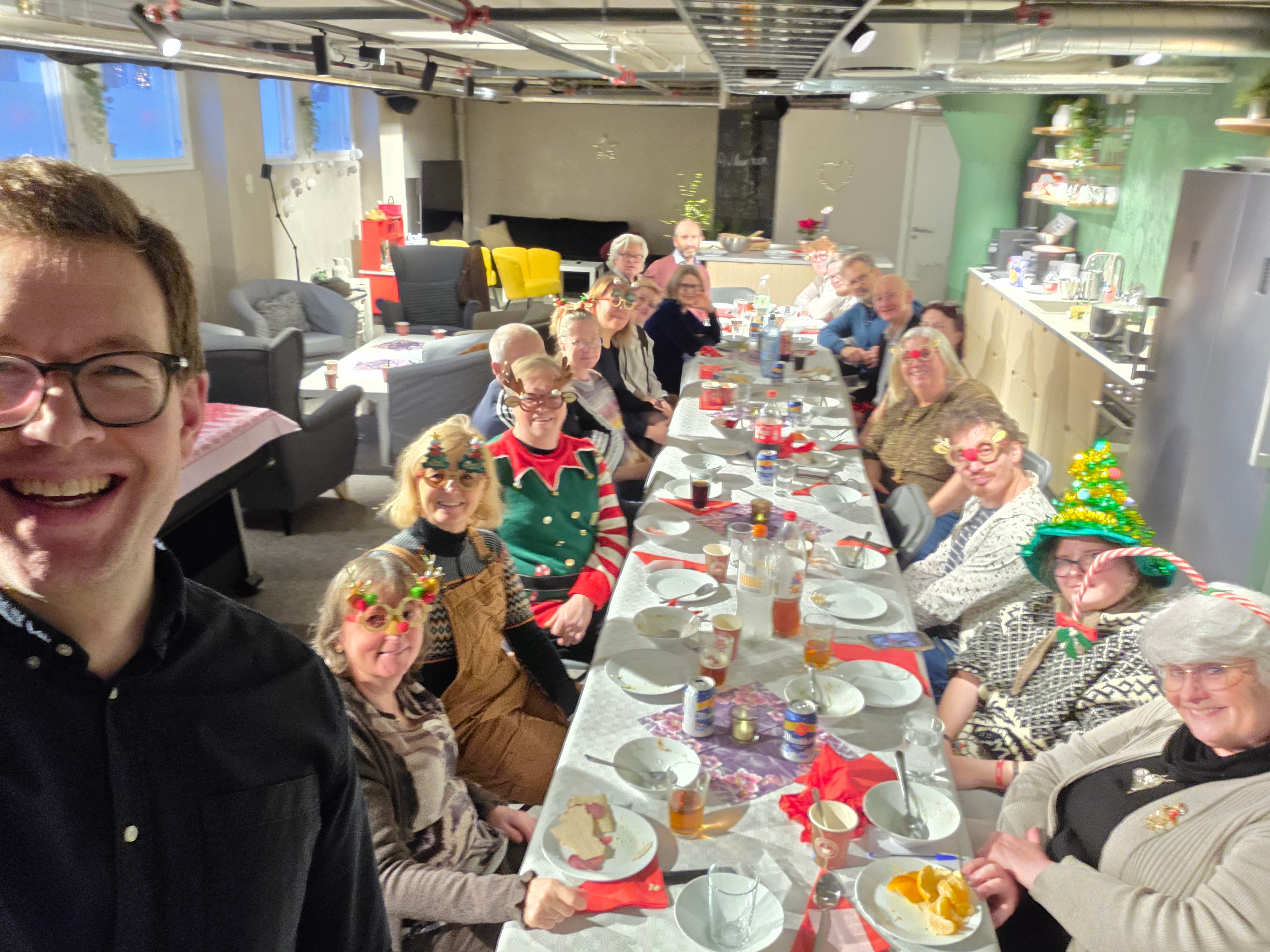 Fra juleavslutning på kirkestua i Frogner