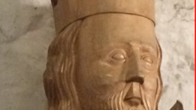 St. Olav-statue fra ca år 1200