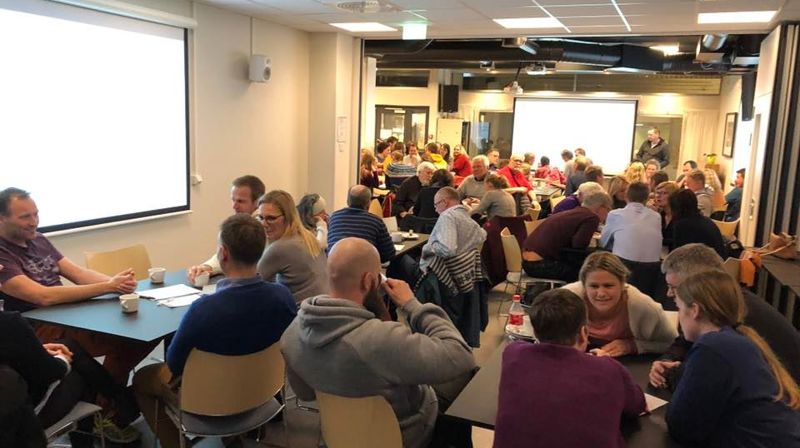 Jubileumsquiz på kirkesenteret