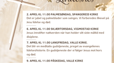 Påskeprogram Lindesnes 2023