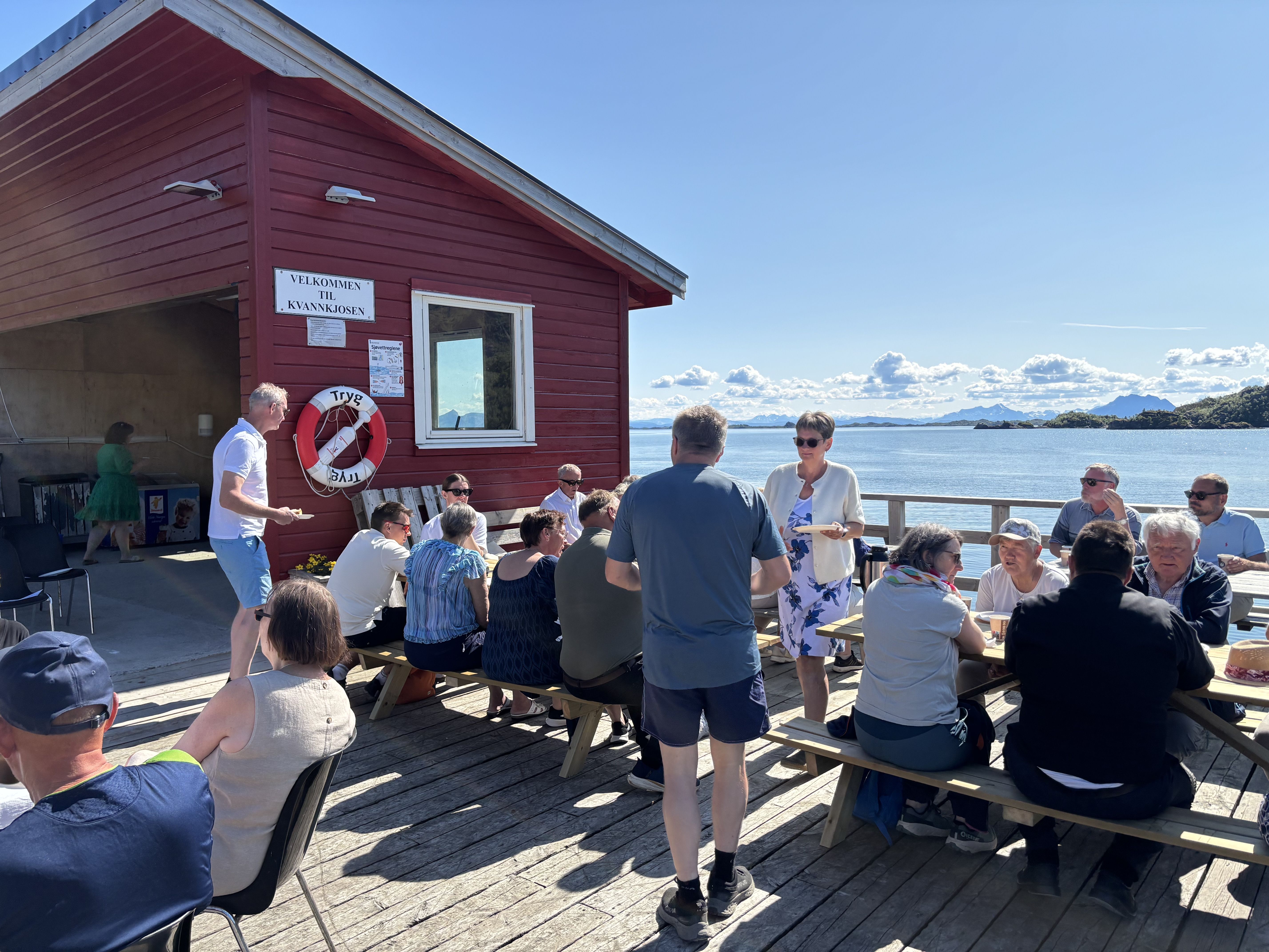Godt vær på Kvannkjosen