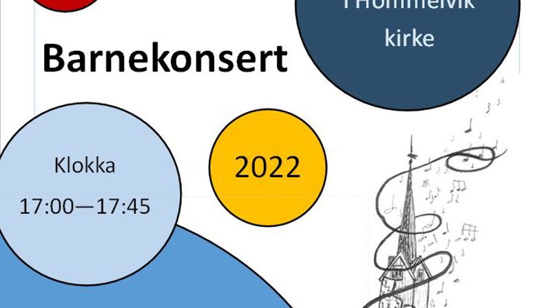 Orgelkonserter for barn i Hommelvik kirke!