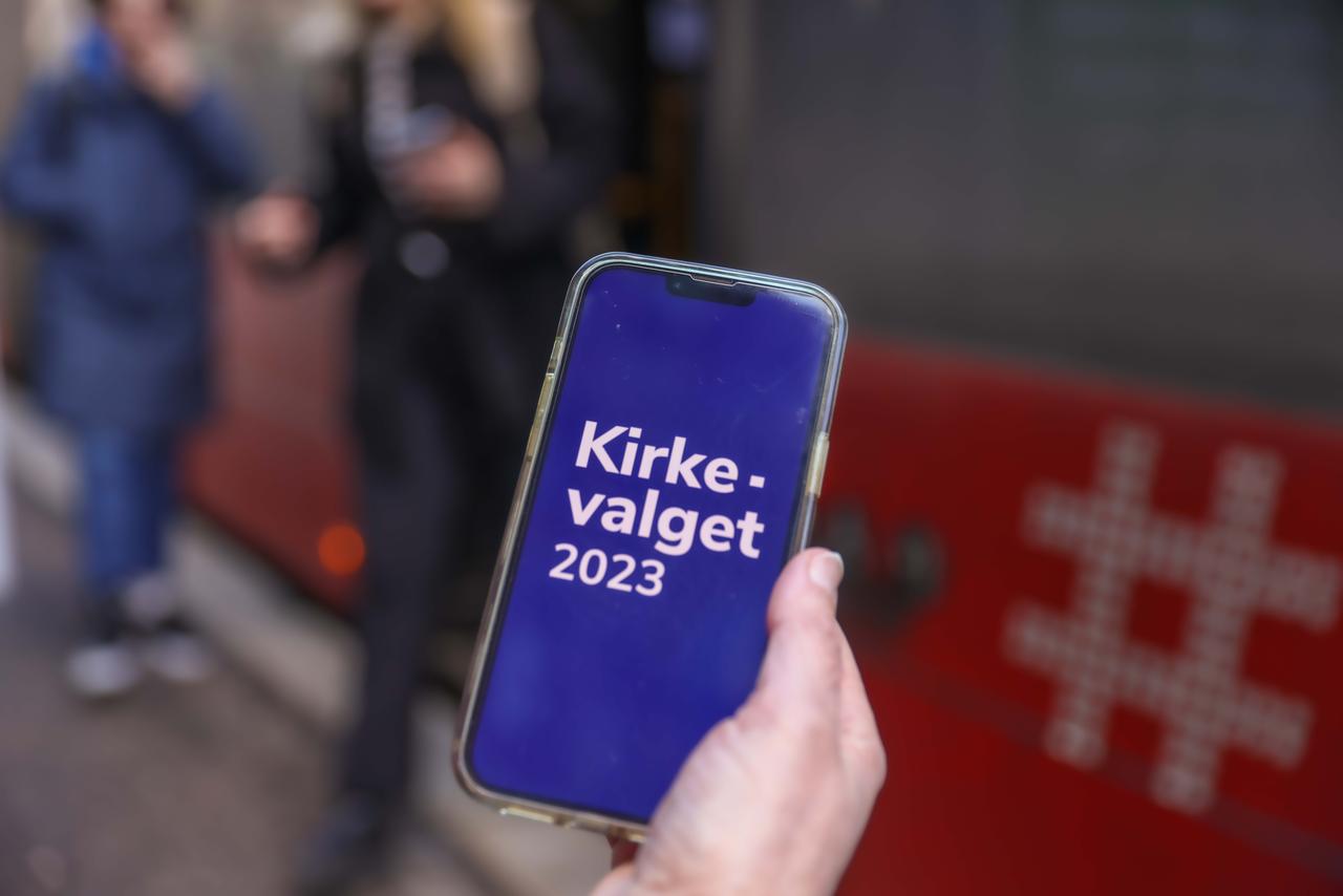 Kirkevalget 2023 kunngjøring av valgresultatet
