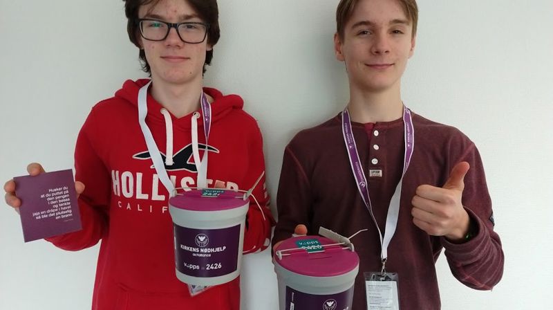 Bøssebærer for Kirkens Nødhjelp?