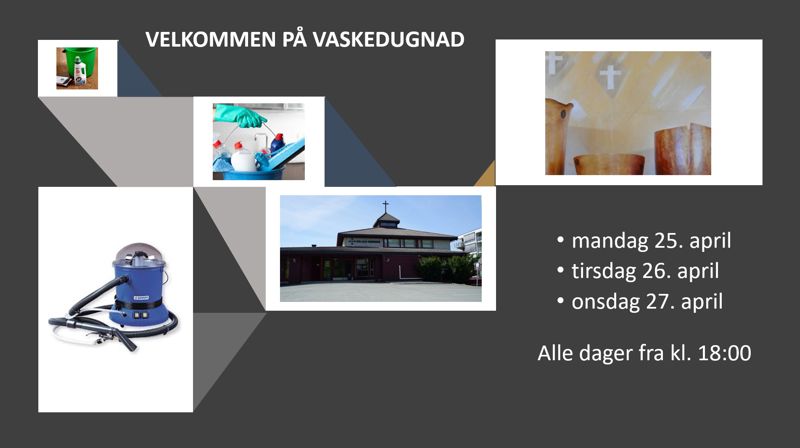 VELKOMMEN TIL VASKEDUGNAD