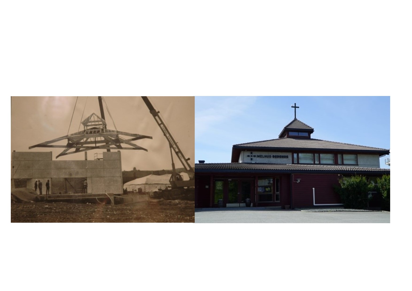 Bedehuset 1986 og 2016