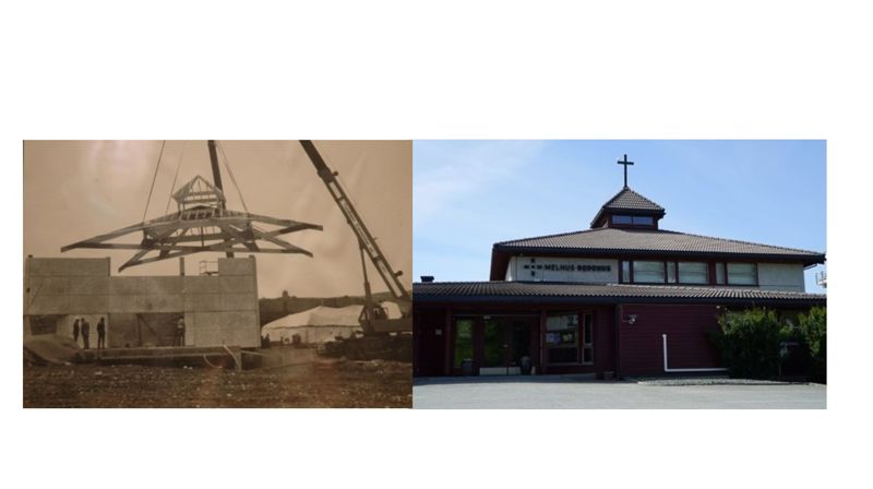 Bedehuset 1986 og 2016