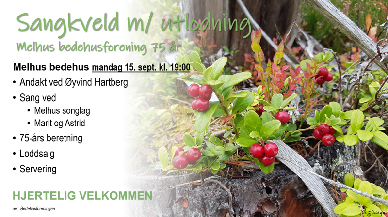 Sangkveld med utlodning