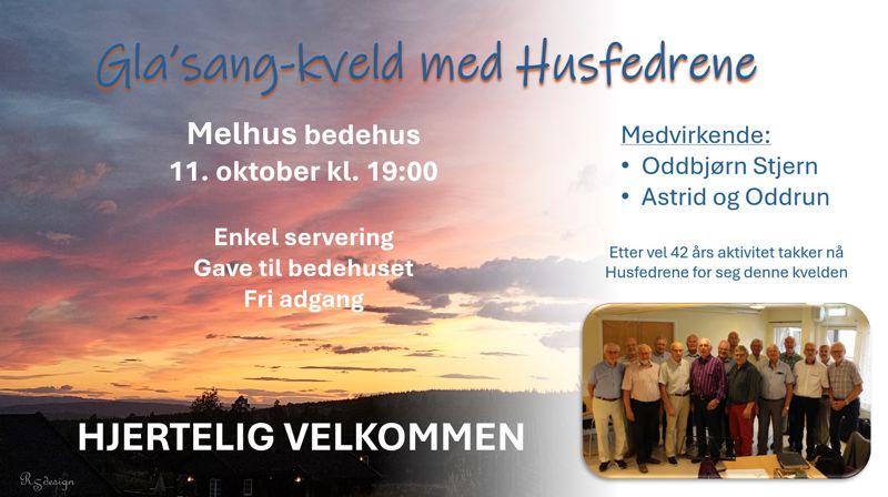 Gla'sang med Husfedrene