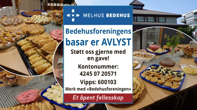 Bedehusbasaren er avlyst