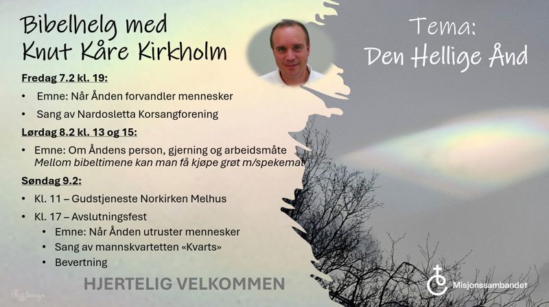 DEN HELLIGE ÅND - bibelhelg