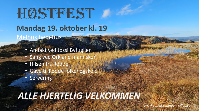 Høstfest - Røddeforeningen "Hjelpsom"