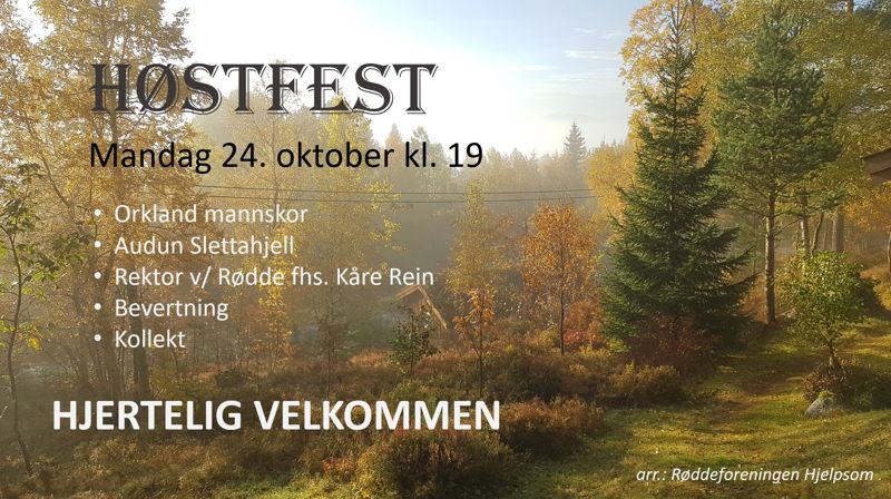 HØSTFEST m/ Orkland mannskor