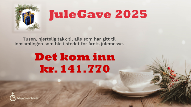 Resultat - JuleGave 2025