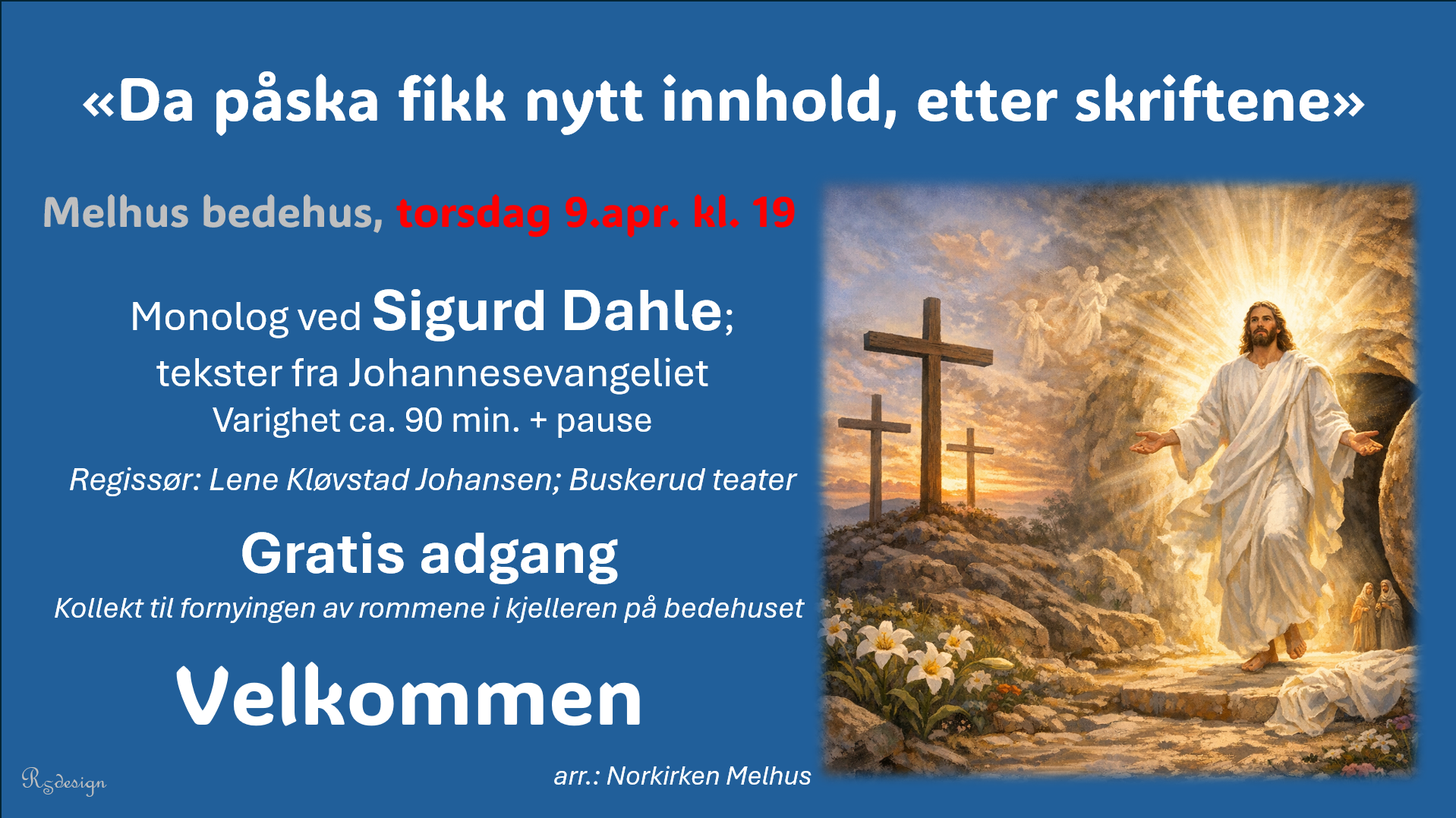 «Da påska fikk nytt innhold, etter skriftene"