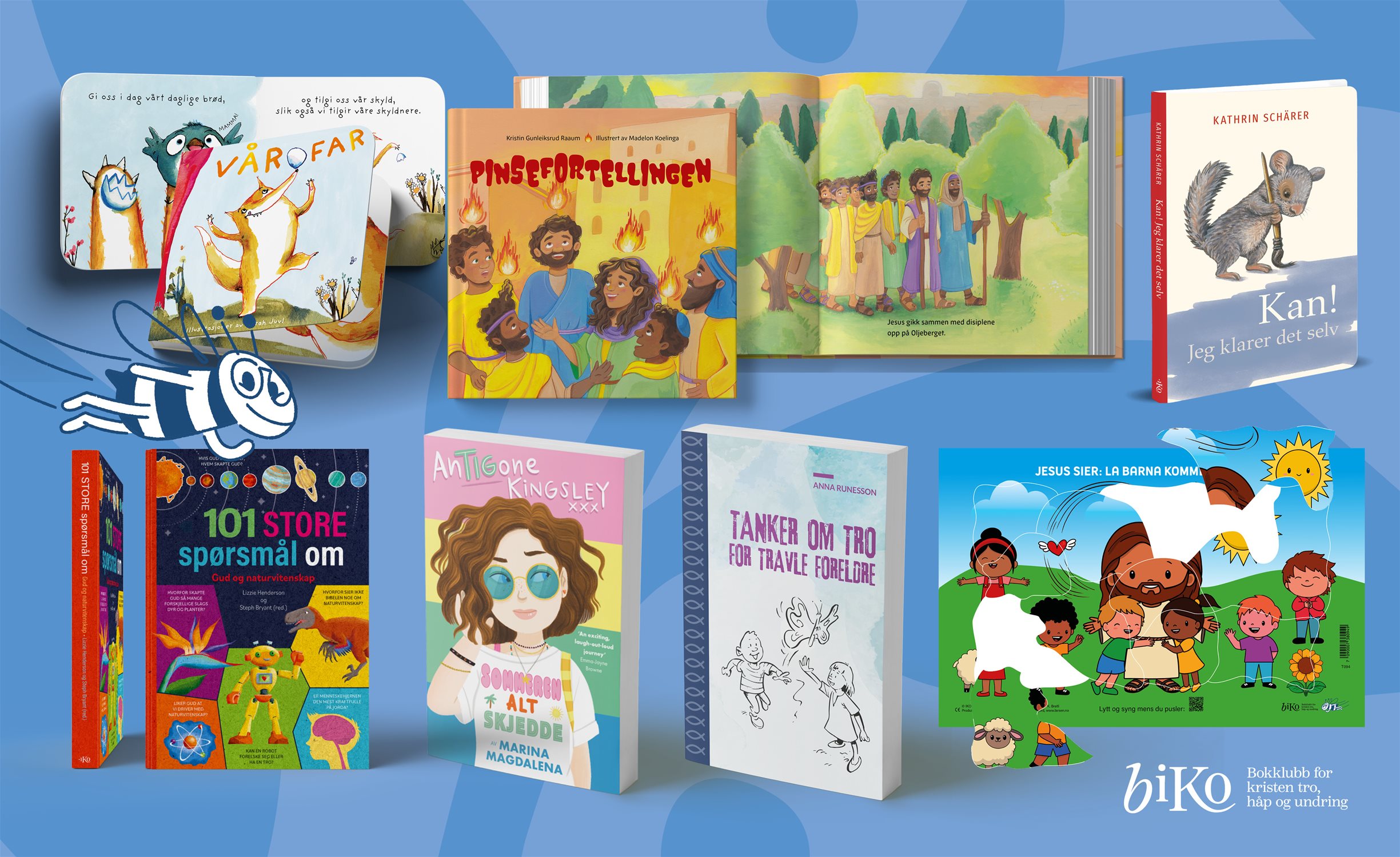 Biko - Bokklubb for kristen tro, håp og undring (tidligere Dåpsklubben Tripp Trapp)