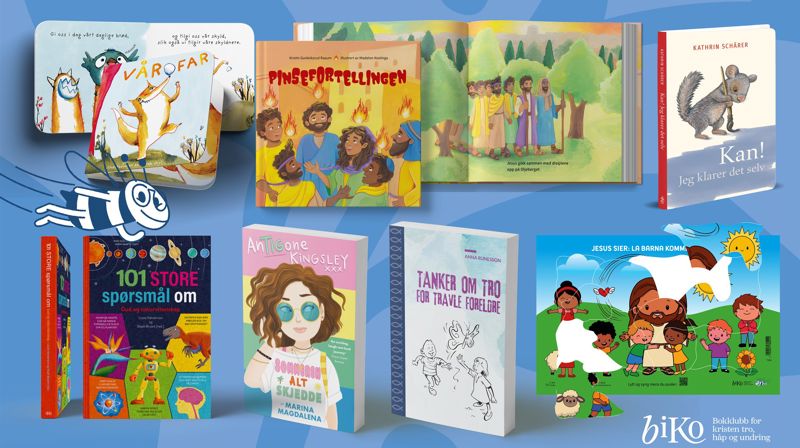 Biko - Bokklubb for kristen tro, håp og undring (tidligere Dåpsklubben Tripp Trapp)