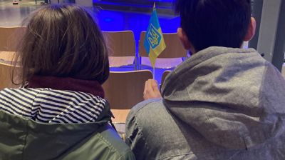 Her ser vi 2 av de 70-80 som var inneom - bilde vises med tillatelse