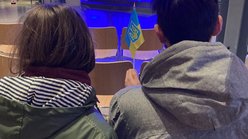 Her ser vi 2 av de 70-80 som var inneom - bilde vises med tillatelse