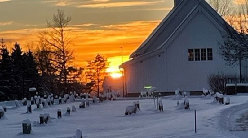 Gjøfjell kirke, bilde tatt av Torunn Leirvik