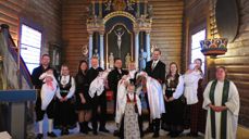 Det er lenge mellom hver gang det er så mange dåp samtidig så dette var ekstra spesielt!  Foto: Hans Enger