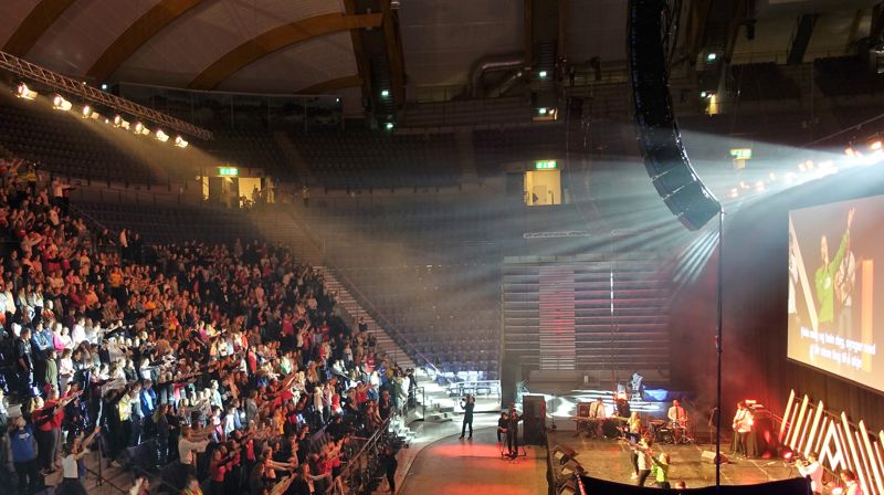 Fra sceneshowet fredag