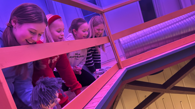 Lys Våken-gjengen høyt oppe i Tingnes kirke