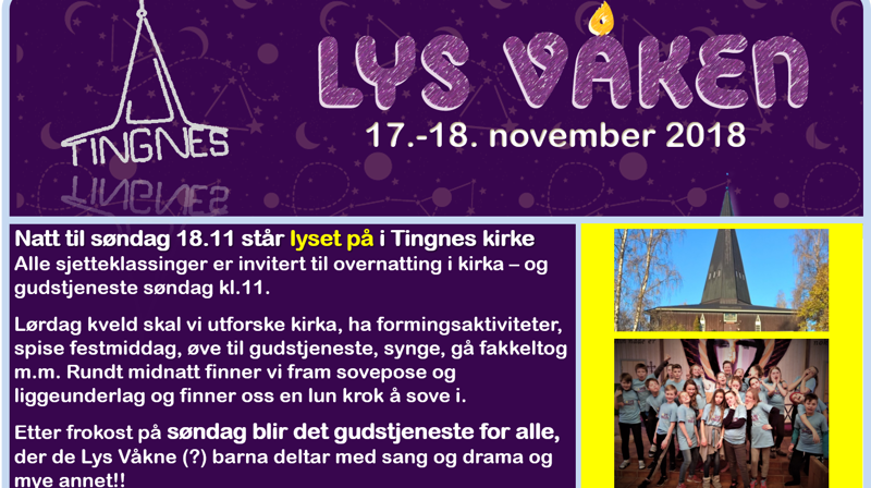 Snart Lys Våken i Tingnes kirke