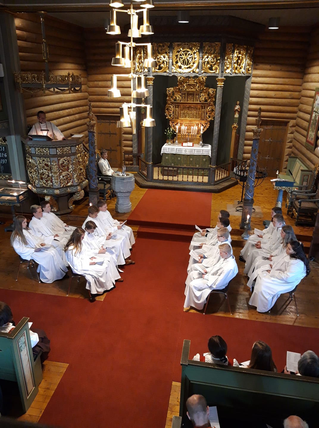 Konfirmasjon i Sødorp kyrkje