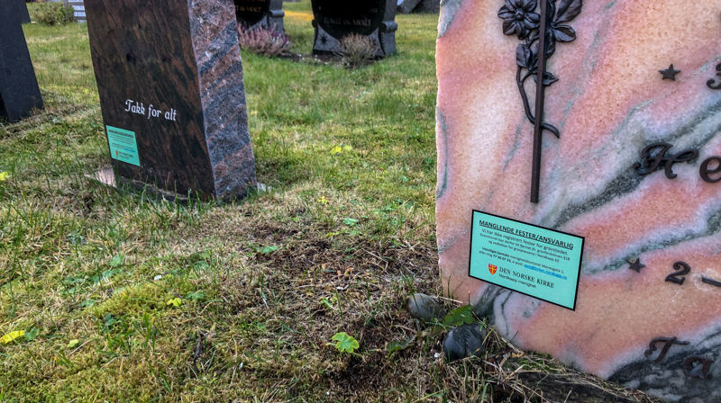 Graver som mangler ansvarlige