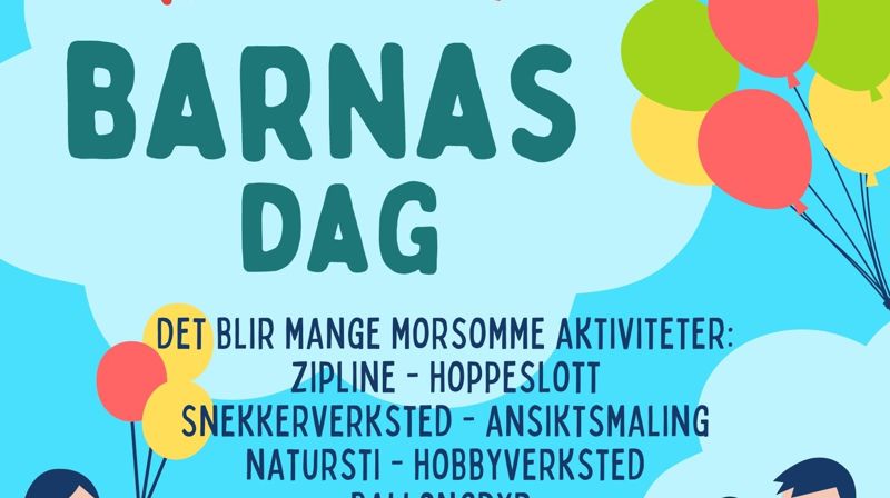 Barnas dag 10 Juni 12.00 - 15.00 !