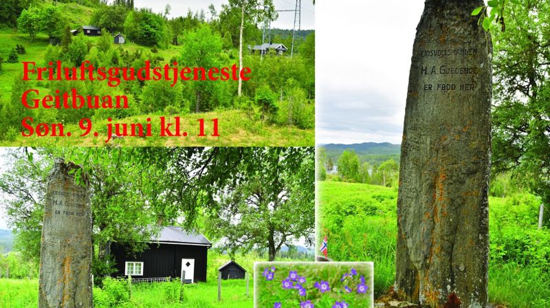 Friluftsgudstjeneste 9. juni