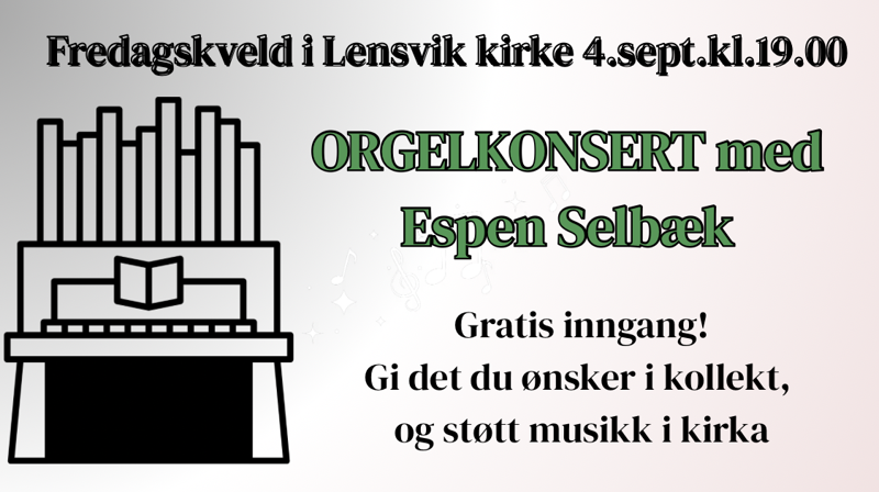 Orgelkonsert i Lensvik kirke