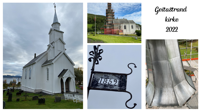 Geitastrand kirke i ny drakt
