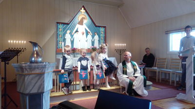 4-åringer fikk kirkebok Dalsbygda