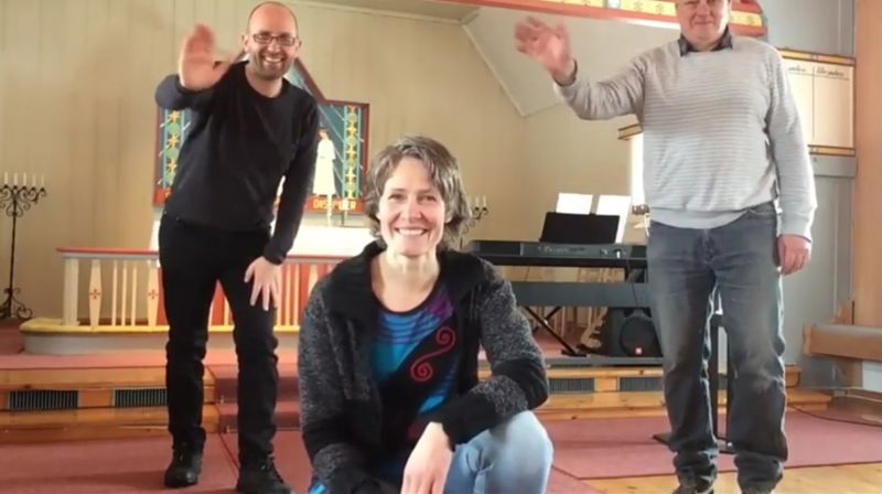 Barne"samling" i Dalsbygda kirke