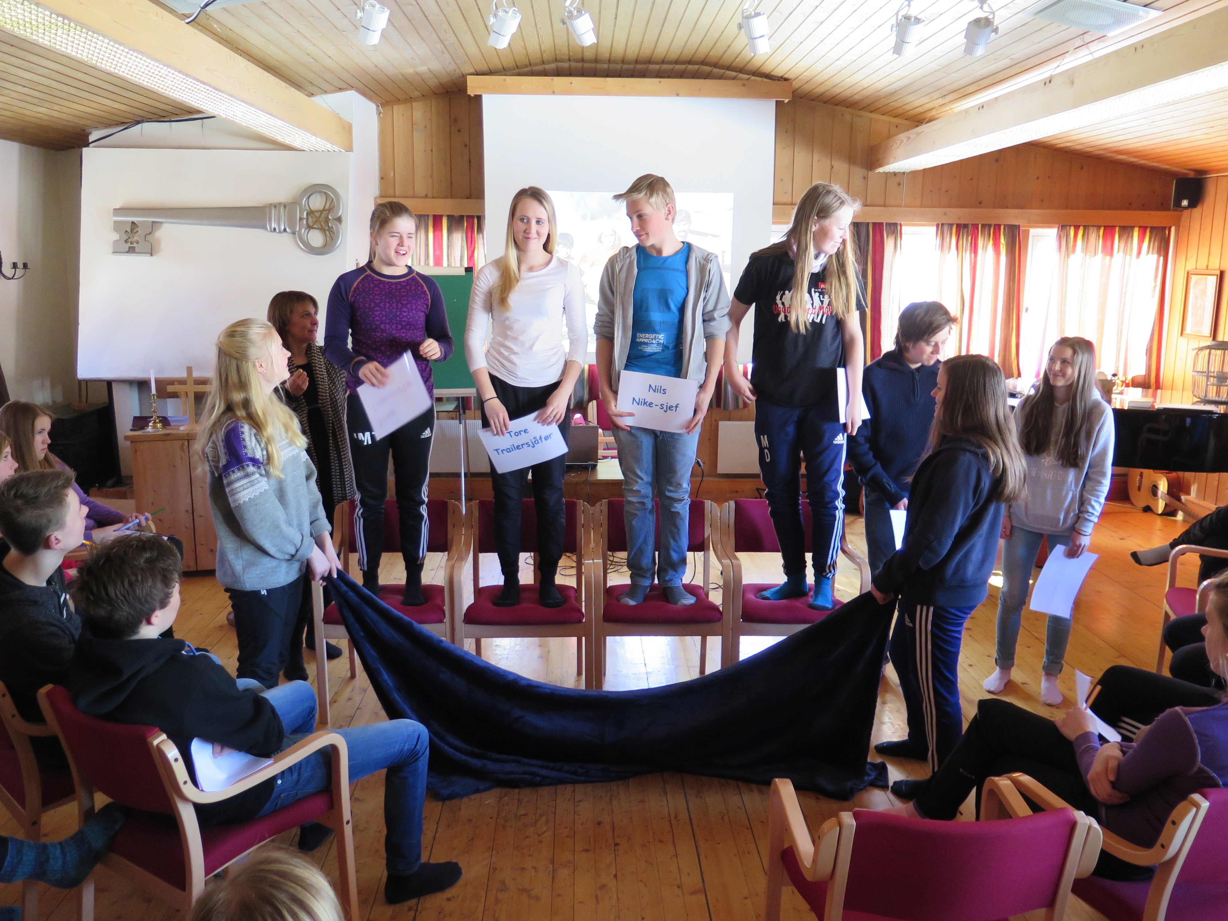 Bildet er fra en tidligere konfirmantleir