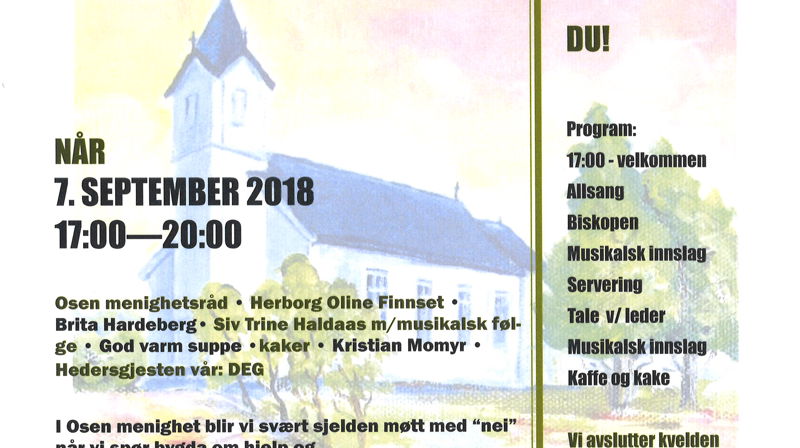 Folkefest i Osen kirke