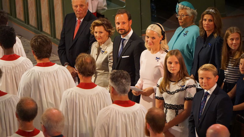 Feiring av gullbryllup i domkirken. Foto: Finn Folke Thorp